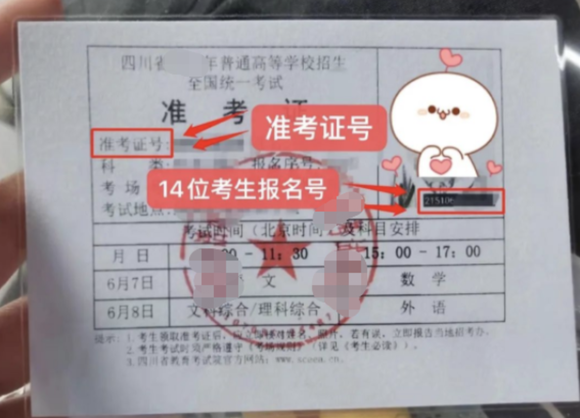 高考考生号是什么(是不是准考证号)